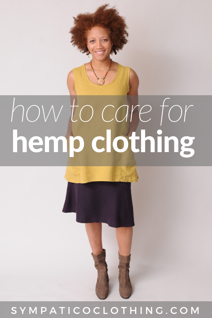 How to care for hemp clothing - Sympatico Clothing